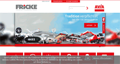 Desktop Screenshot of fricke-oil.de